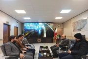  حضور مهندس باقری شهردار شاندیز