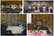 مراسم تکریم و معارفه فرماندهان حوزه های مقاومت بسیج بخش طرقبه