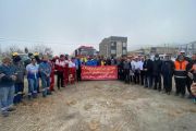 برگزاری مانور ساعت صفر زلزله در طرقبه شاندیز همزمان با روز ملی ایمنی در برابر زلزله