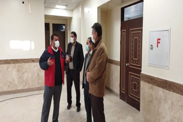 بازدید سرپرست فرمانداری مشهد از مدرسه در حال احداث محله اسماعیل آباد