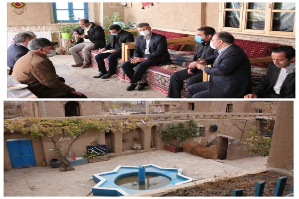 بازدید سرپرست فرمانداری مشهد از اقامتگاه بوم گردی جاده ابریشم