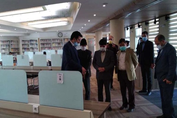 به مناسبت هفته کتاب صورت گرفت: بازدید مسئولین طرقبه شاندیز از مراکز توزیع کتاب مشهد
