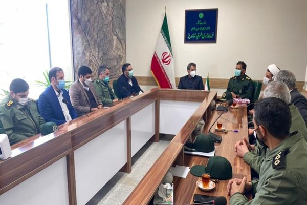 دیدار فرماندهی ناحیه مقاومت سپاه شهرستان با سرپرست فرمانداری طرقبه شاندیز