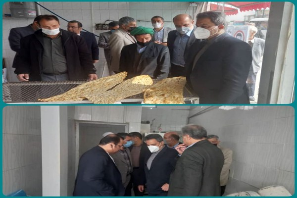 بازدید فرماندار از اصناف خدماتی طرقبه شاندیز در اولین روز نوروز