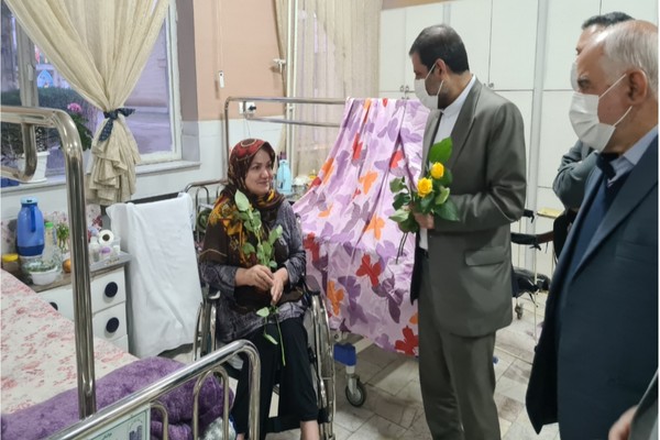 بازدید معاون استاندار و فرماندار شهرستان مشهد مقدس از آسایشگاه معلولان شهید فیاض بخش