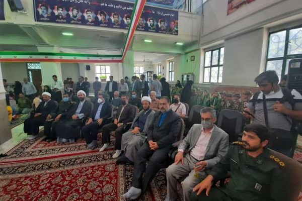 مراسم سالروز آزادسازی خرمشهر با حضور فرماندار طرقبه شاندیز برگزار شد