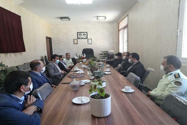 دیدار مدیریت شهری شاندیز با فرمانده کلانتری بخش شاندیز   