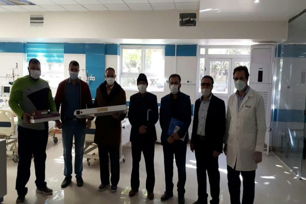  اهداء دستگاه تشخیص زردی پوست به دارالشفاء