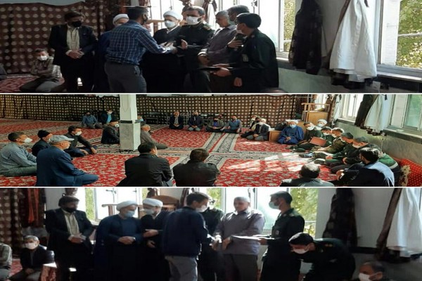 مراسم تکریم و معارفه فرمانده پایگاه بسیج شهید دستغیب 