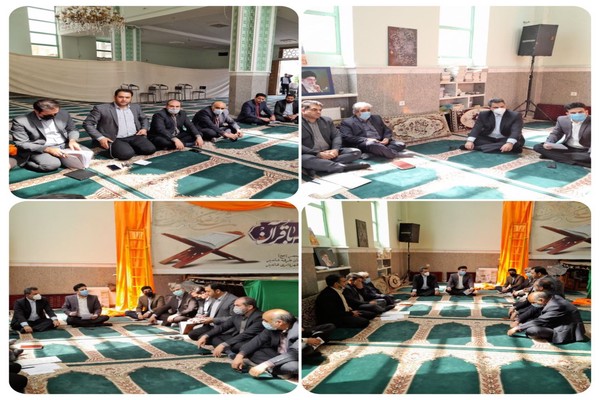 برگزاری جلسه بررسی و رفع مسائل و مشکلات شهرک ولیعصر عج (مسکن مهر) شاندیز    