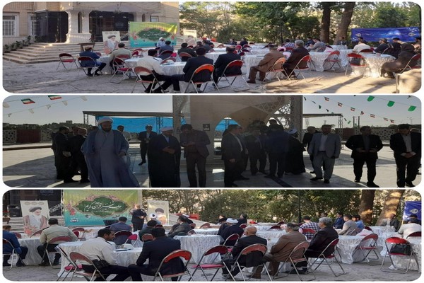 جلسه تفسیر قرآن کریم مسئولین ادارات شهرستان طرقبه شاندیز برگزار شد  